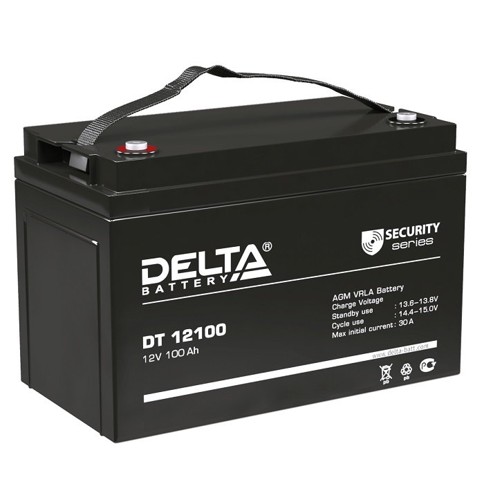 Свинцово-кислотный аккумулятор Delta DT 12100