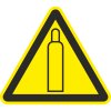 Знак W19 Газовый баллон (пленка 200х200 мм)