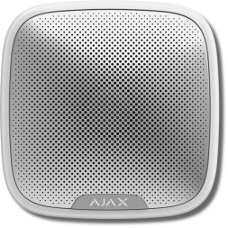 Оповещатель свето-звуковой радиоканальный Ajax StreetSiren (white)