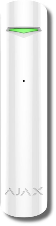 Извещатель охранный поверхностный звуковой радиоканальный Ajax GlassProtect (white)