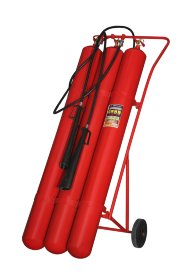 Огнетушитель ОУ-55 BCE разобранный