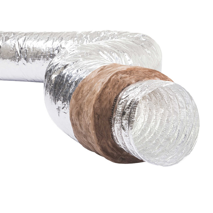 Звукопоглощающие воздуховоды SONOAFS-ALU SHINE ECOSOFT